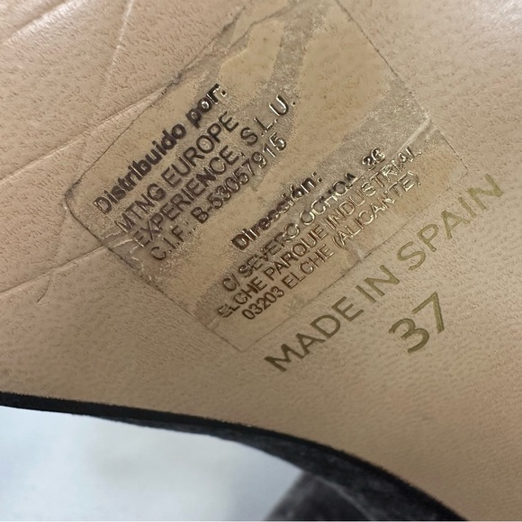 Sixtyseven Anthropologie Smoky Gray Velvet Floral Embossed Ankle Boots 6.5 - Picture 14 of 16